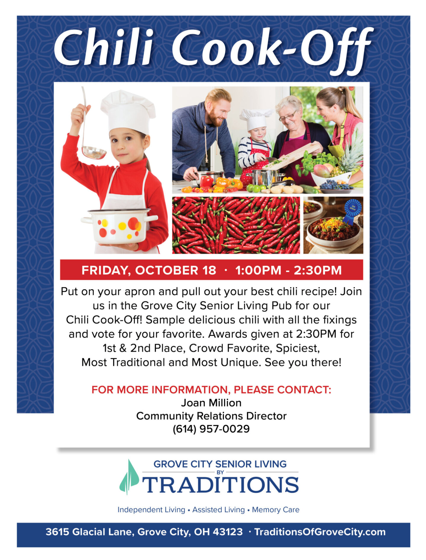 Chili Cook Off 2024 Grove City Senior Living
